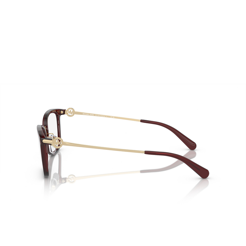 Lunettes de vue Michael Kors CAPTIVA 3949 dark red - 3/3