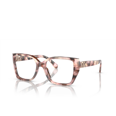 Michael Kors CASTELLO Eyeglasses 3946 pink pearlized tortoise - three-quarters view