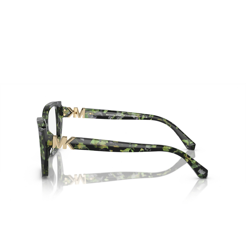 Gafas graduadas Michael Kors CASTELLO 3953 amazon green tortoise - 3/3