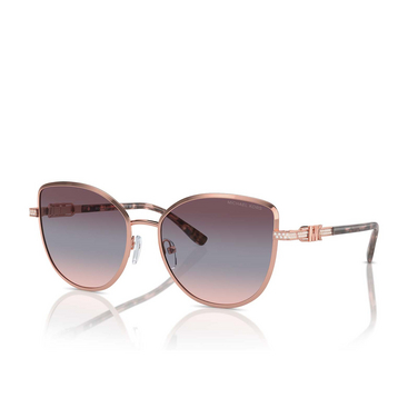 Michael Kors CATALONIA Sunglasses 11080J shiny rose gold - three-quarters view