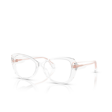 Gafas graduadas Michael Kors CERVINIA 3015 clear - Vista tres cuartos