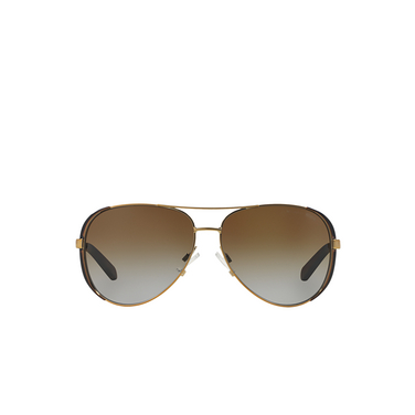 Gafas de sol Michael Kors CHELSEA 1014T5 gold/brown - Vista delantera