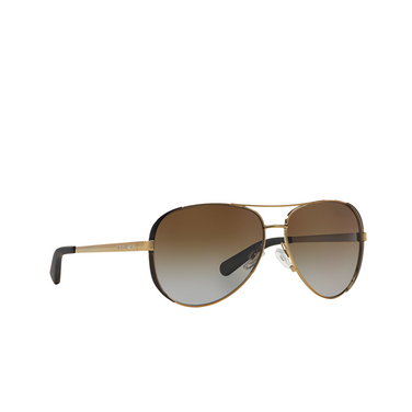 Michael Kors CHELSEA Sunglasses 1014T5 gold/brown - three-quarters view