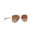 Occhiali da sole Michael Kors CHIANTI 110813 rose gold - anteprima prodotto 2/3