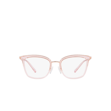 Michael Kors COCONUT GROVE Korrektionsbrillen 3417 rose gold / pink transparent - Vorderansicht