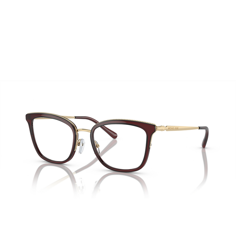 Occhiali da vista Michael Kors COCONUT GROVE 3949 dark red - 2/3