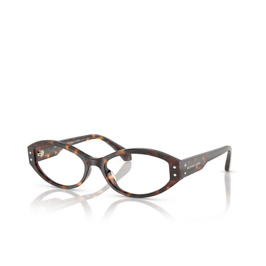 Michael Kors CORVARA Eyeglasses 3006 dark tortoise - three-quarters view