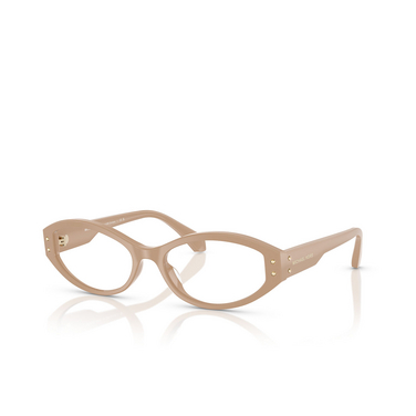 Michael Kors CORVARA Eyeglasses 3555 camel - three-quarters view