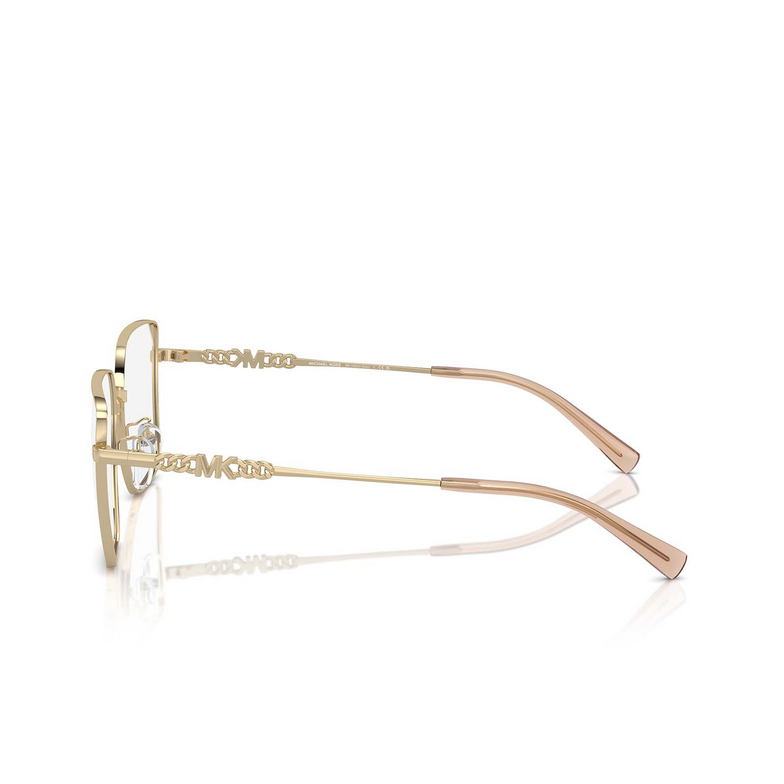 Gafas graduadas Michael Kors DALI 1014 shiny light gold - 3/3