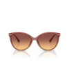 Lunettes de soleil Michael Kors DUPONT 325678 dusty rose light brown - Vignette du produit 1/3