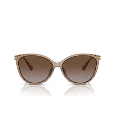 Gafas de sol Michael Kors DUPONT 3938T5 brown transparent - Vista delantera