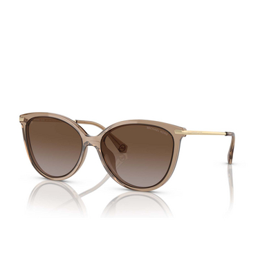 Michael Kors DUPONT Sunglasses 3938T5 brown transparent - three-quarters view