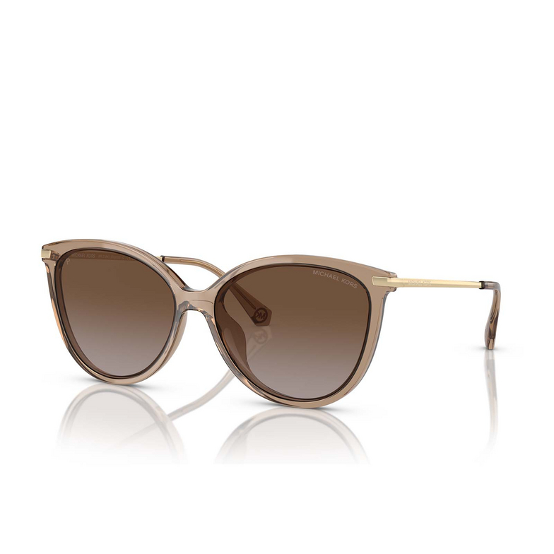 Gafas de sol Michael Kors DUPONT 3938T5 brown transparent - 2/3