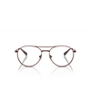 Lunettes de vue Michael Kors EDGARTOWN 1896 transparent cordovan metal - Vignette du produit 1/3