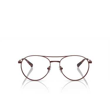 Michael Kors EDGARTOWN Eyeglasses 1896 transparent cordovan metal - front view