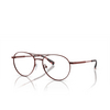 Lunettes de vue Michael Kors EDGARTOWN 1896 transparent cordovan metal - Vignette du produit 2/3