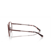 Gafas graduadas Michael Kors EDGARTOWN 1896 transparent cordovan metal - Miniatura del producto 3/3