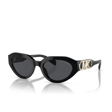 Michael Kors EMPIRE OVAL Sunglasses 300587 black - three-quarters view