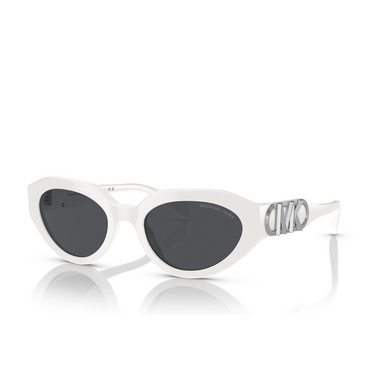 Michael Kors EMPIRE OVAL Sonnenbrillen 310087 optic white - Dreiviertelansicht