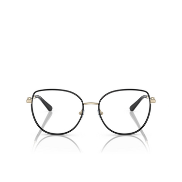 Michael Kors EMPIRE ROUND Eyeglasses 1014 light gold / black - front view