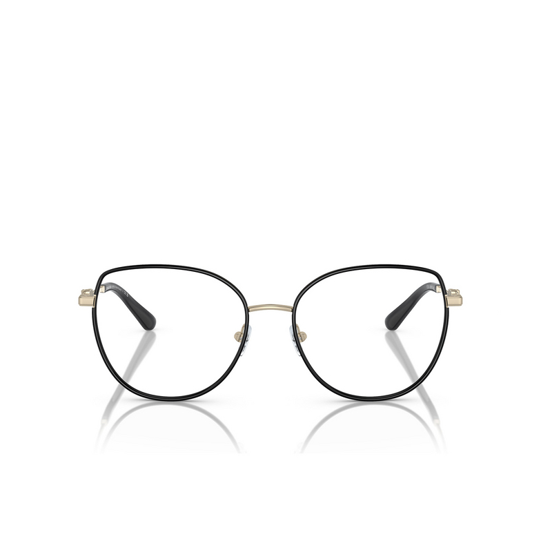 Lunettes de vue Michael Kors EMPIRE ROUND 1014 light gold / black - 1/3