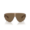 Gafas graduadas Michael Kors EMPIRE SHIELD 393773 brown transparent - Miniatura del producto 1/3