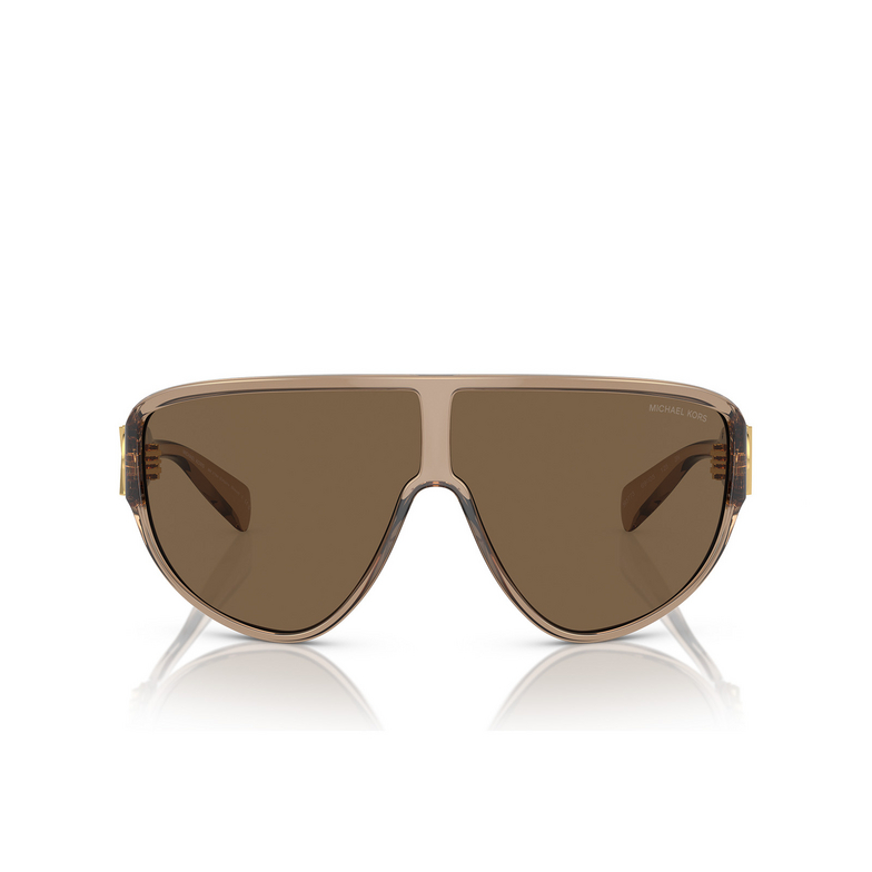 Gafas graduadas Michael Kors EMPIRE SHIELD 393773 brown transparent - 1/3