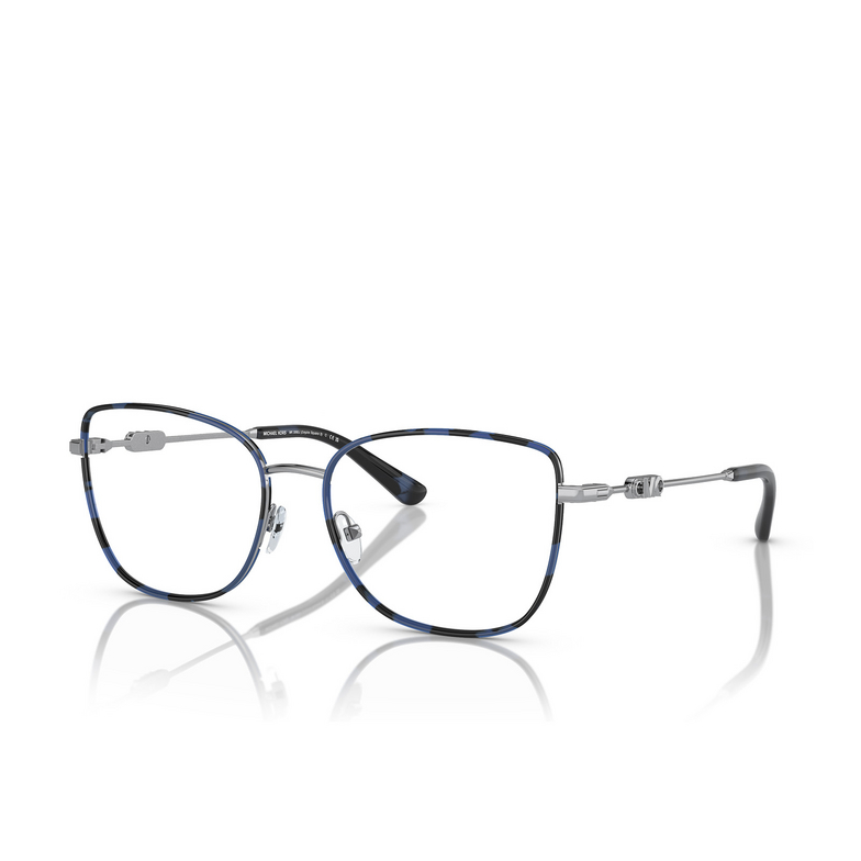 Lunettes de vue Michael Kors EMPIRE SQUARE 3 1015 silver / blue tortoise - 2/3