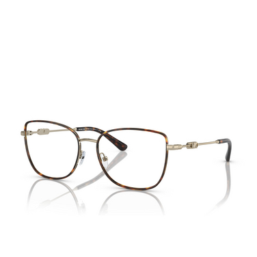 Michael Kors EMPIRE SQUARE 3 Eyeglasses 1016 light gold / dark tortoise - three-quarters view