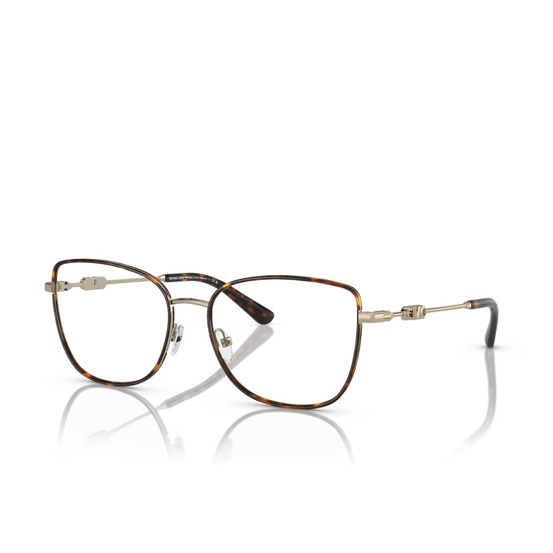 Gafas graduadas Michael Kors EMPIRE SQUARE 3 1016 light gold / dark tortoise - 2/3