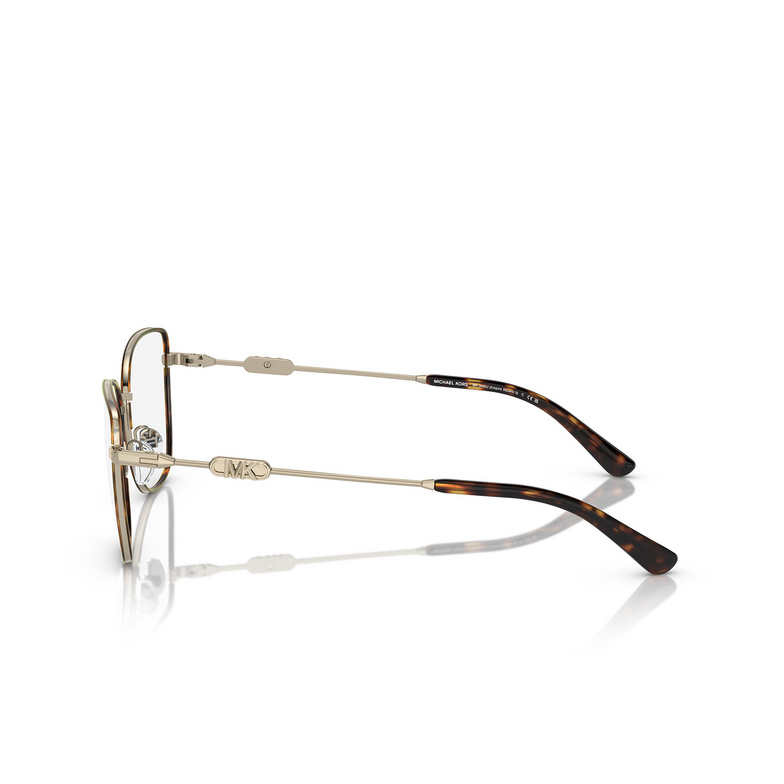 Gafas graduadas Michael Kors EMPIRE SQUARE 3 1016 light gold / dark tortoise - 3/3