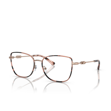 Michael Kors EMPIRE SQUARE 3 Eyeglasses 1108 rose gold / pink tortoise - three-quarters view
