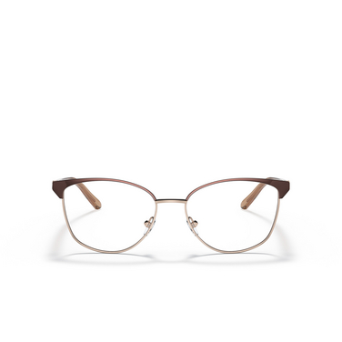 Michael Kors FERNIE Eyeglasses 1108 satin brown / rose gold - front view