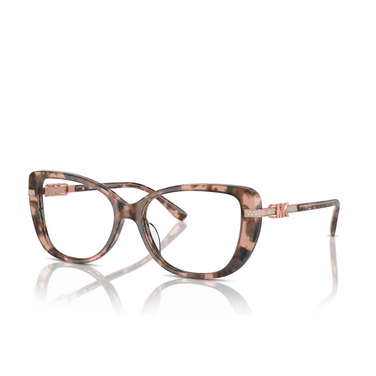 Michael Kors FORMENTERA Eyeglasses 3009 pink tortoise - three-quarters view