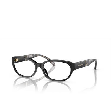 Michael Kors GARGANO Korrektionsbrillen 3005 black - Dreiviertelansicht