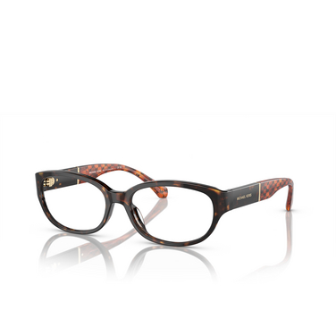 Michael Kors GARGANO Eyeglasses 3006 dark tortoise - three-quarters view