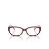 Michael Kors GARGANO Eyeglasses 3949 dark red transparent - product thumbnail 1/3