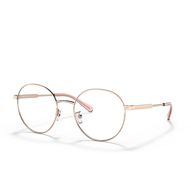 Michael Kors GENOA Eyeglasses 1108 rose gold - three-quarters view