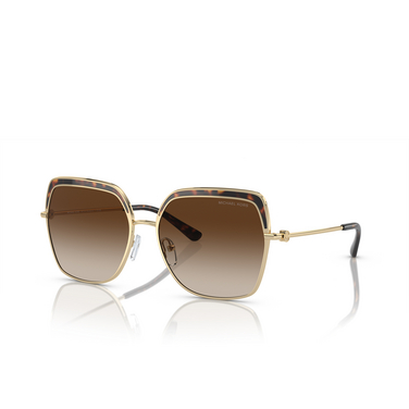 Michael Kors GREENPOINT Sunglasses 101413 light gold - three-quarters view