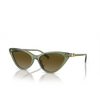 Lunettes de soleil Michael Kors HARBOUR ISLAND 394413 green transparent - Vignette du produit 2/3