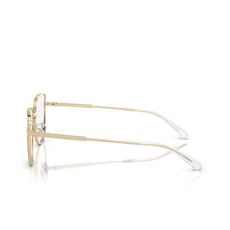 Lunettes de vue Michael Kors JAIPUR 1014 light gold - 3/3