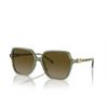 Occhiali da sole Michael Kors JASPER 394413 green transparent - anteprima prodotto 2/3