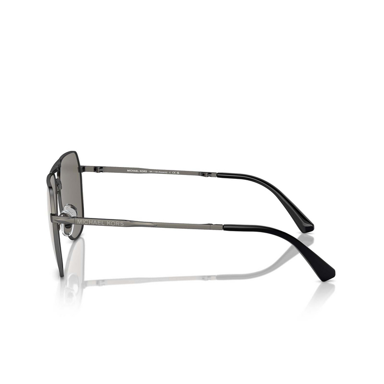 Lunettes de soleil Michael Kors KESWICK 10026G shiny gunmetal - 3/3