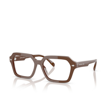 Michael Kors KINLOCH Eyeglasses 4007 nutmeg solid - three-quarters view