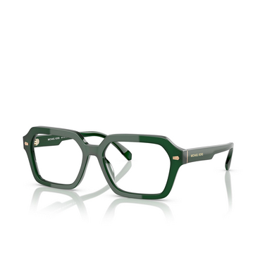 Gafas graduadas Michael Kors KINLOCH 4008 olive solid - Vista tres cuartos