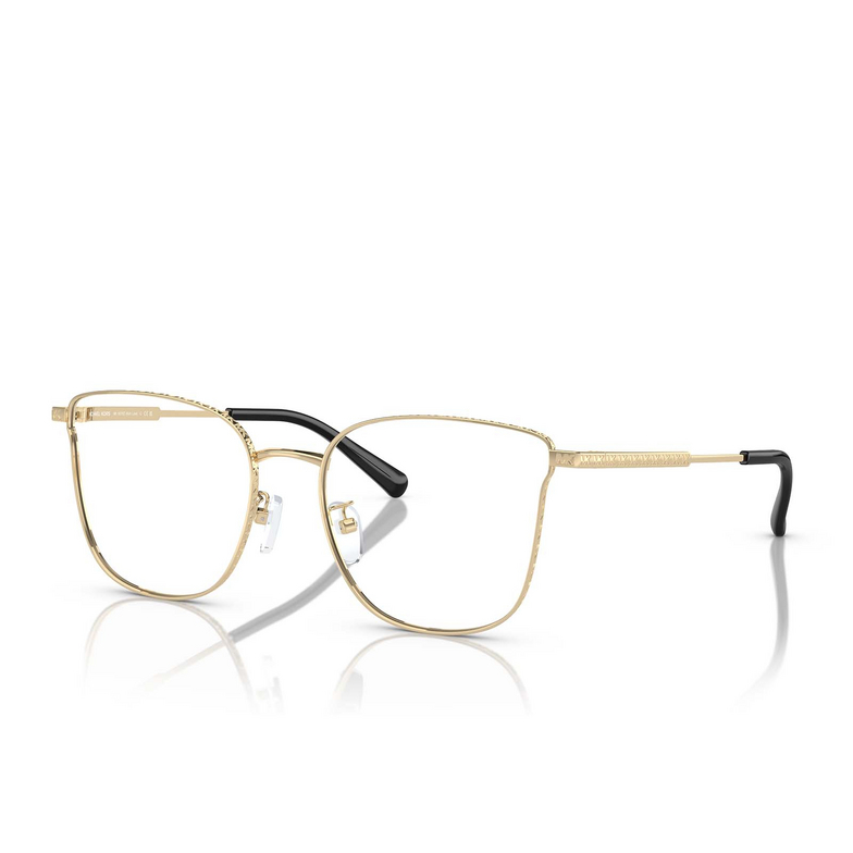 Occhiali da vista Michael Kors KOH LIPE 1016 light gold - 2/3