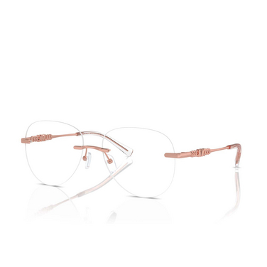 Michael Kors KYOTO Eyeglasses 1108 shiny rose gold - three-quarters view