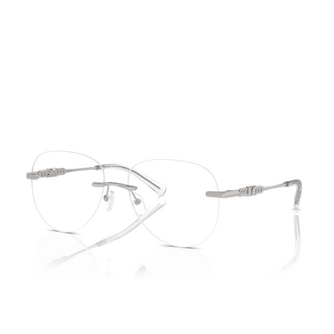 Michael Kors KYOTO Eyeglasses 1893 shiny silver - three-quarters view