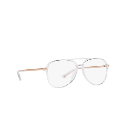 Lunettes de vue Michael Kors LADUE 3015 clear transparent - Vue trois quarts