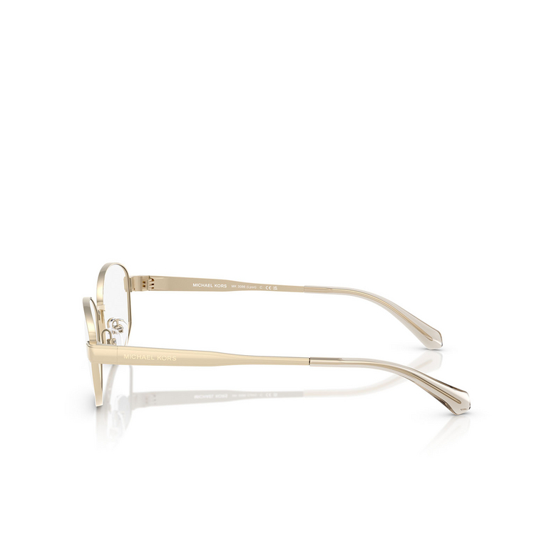 Lunettes de vue Michael Kors LYON 1014 light gold - 3/3